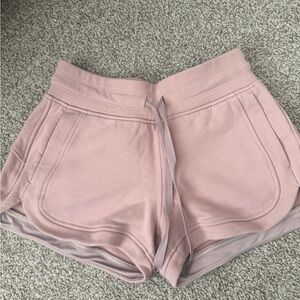 lululemon athletica Dusty Rose Drawstring Athletic Shorts